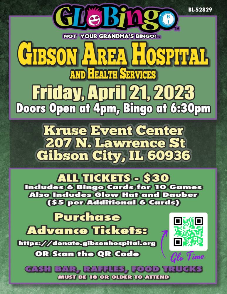 Gibson Area Hospital & Health Services Glo Bingo